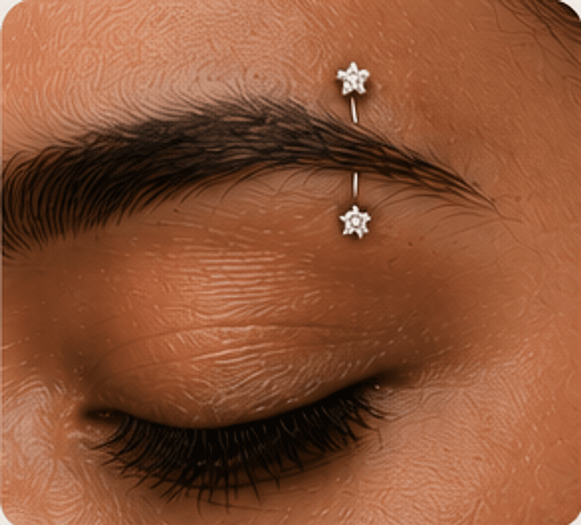 Eyebrow piercings