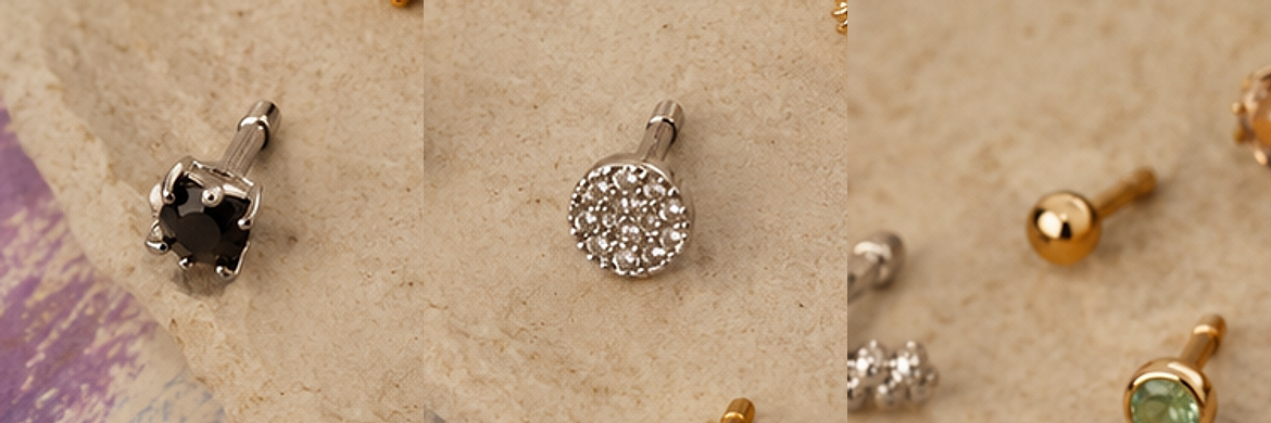 Eyebrow studs we love